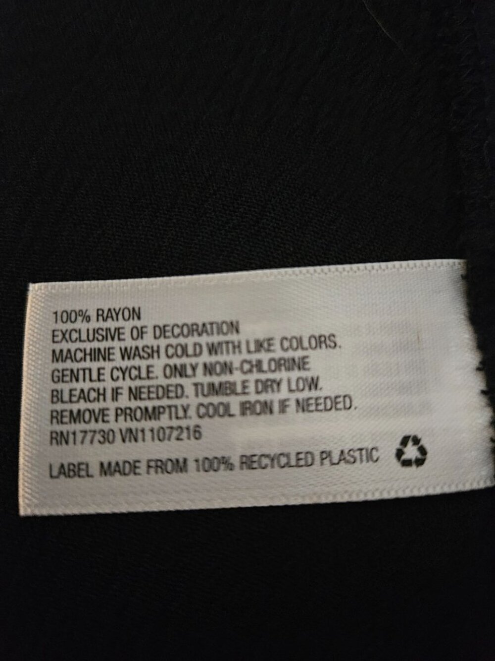 Mossimo- Black Rayon Sundress - Picture 5 of 6